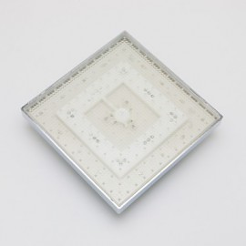 8 Inch A Grade ABS Chrome Finish Square RGB LED Rain Shower - Silver