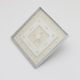 8 Inch A Grade ABS Chrome Finish Square RGB LED Rain Shower - Silver