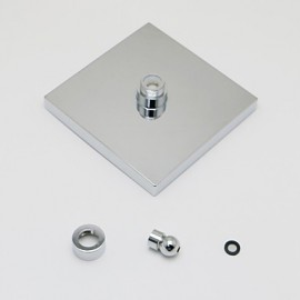 8 Inch A Grade ABS Chrome Finish Square RGB LED Rain Shower - Silver