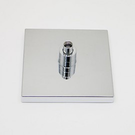 8 Inch A Grade ABS Chrome Finish Square RGB LED Rain Shower - Silver