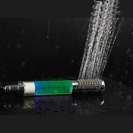 RGB LED Shower Head 3 Colors Hand Shower With Temperature Sensor Wonderful Gift