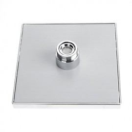 Shower Faucet Contemporary LED / Waterfall / Rain Shower A Grade ABS Plastic Chrome