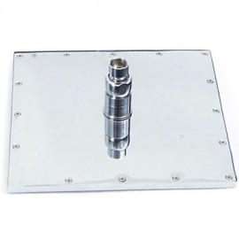 Monochrome LED Shower Nozzle Top Spray Shower Nozzle (Blue)(10 Inch)