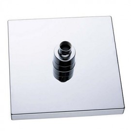 8 Inch Chrome Temperature Control Heat Sensor Colorful LED Shower Head Rain Shower