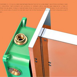 Wall Mounted 304 Stainless Steel Chrome With Rainfall And Waterfall Thermostatic Top Spray Shower Sets