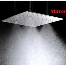 20 Inch Stainless Steel 304 Ceiling Mounted Bathroom Shower Head With Atomizing And Rainfall Two Water Functions