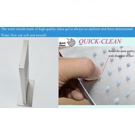 Wall Mounted Stainless Steel 304 Waterfall And Rainfall Bathroom Shower Head