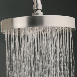 Nickel Finish Tub Shower Faucet with 8 inch Shower Head + Hand Shower