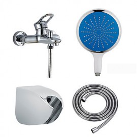 Handheld Shower All Copper Cold Hot Tap Mix Water Valve Simple Flower Is Aspersed Four Suits
