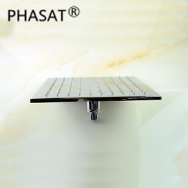 10 inch Brass Shower Head with Color Changing LED Light