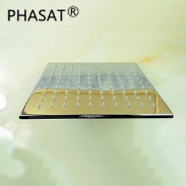 10 inch Brass Shower Head with Color Changing LED Light