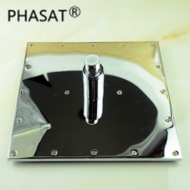 10 inch Brass Shower Head with Color Changing LED Light