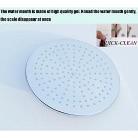 10 Inch Brass Air Injection Water Saving Eco-friendly Rainfall Bathroom Shower Head