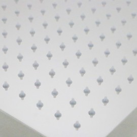 10 inch Contemporary Fashion Ultrathin 304 Stainless Steel Square Shower Head - Silver