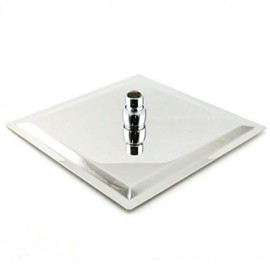 10 inch Contemporary Fashion Ultrathin 304 Stainless Steel Square Shower Head - Silver