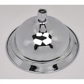 8" Traditional Antique Brass Chrome Finish Bathroom Rainfall Shower Head Faucet