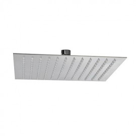Stainless Steel Overhead Rain Shower Head Bathroom 10 Inch Ceiling Ultra Thin Showerhead