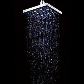 8 Inch A Grade ABS Chrome Finish LED Rain Shower Head