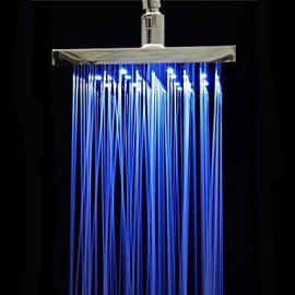8 Inch A Grade ABS Chrome Finish LED Rain Shower Head