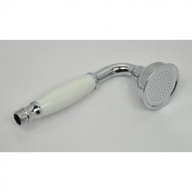 Bathroom Hand Held Shower Head Solid Brass High Pressure Water - Chrome