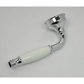 Bathroom Hand Held Shower Head Solid Brass High Pressure Water - Chrome