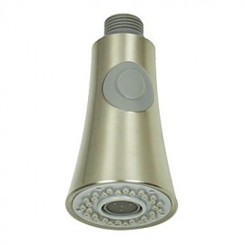 ABS Circle Handle Shower Head-Nickel Brushed Finish