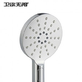 Contemporary 3 Functions Button Switch ABS Hand Shower