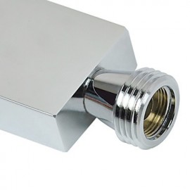 Contemporary Square Solid Brass Hanldheld Shower head-Chrome Finish