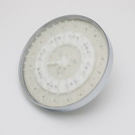 8 Inch A Grade ABS Chrome Finish Round RGB LED Rain Shower Head - Silver