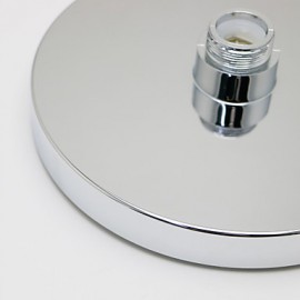 8 Inch A Grade ABS Chrome Finish Round RGB LED Rain Shower Head - Silver