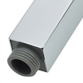 Contemporary Solid Brass Square Chrome Finish Hanldheld Shower head