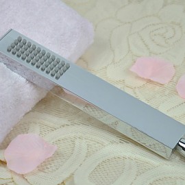 Contemporary Solid Brass Square Hanldheld Shower head-Chrome Finish