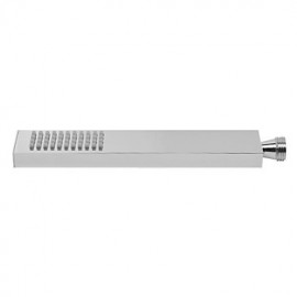 Contemporary Solid Brass Square Hanldheld Shower head-Chrome Finish