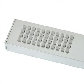 Contemporary Solid Brass Square Hanldheld Shower head-Chrome Finish