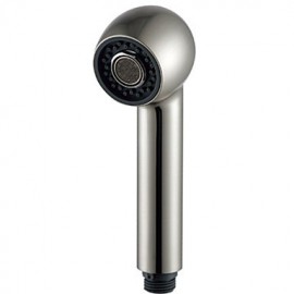 Nickel Brushed Finish Contemporary ABS Circle Handle Shower Head