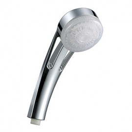 Contemporary Sturdy Chrome Round Color Changing LED Hanldheld Shower head