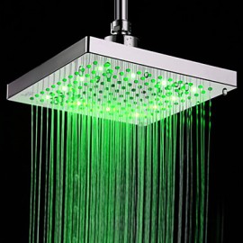 Shower Faucets LED with Chrome Single Handle One Hole