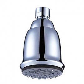 Contemporary Chrome Finish Color Changing LED Showerhead
