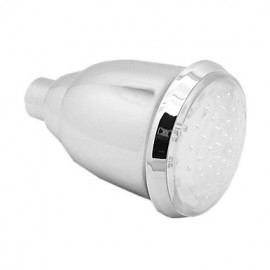 Contemporary Chrome Finish Color Changing LED Showerhead