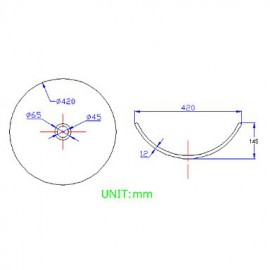 Stripe Pattern Tempered Glass Bathroom Sink Set (with Waterfall Tap, Mounting Ring and Water Drain)