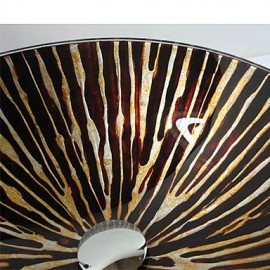 Black Hat Shape Tempered Glass Vessel Sink with Bamboo Tap ,Pop - Up Drain and Mounting Ring