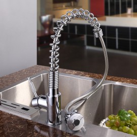 Deck Mounted Single Handle One Hole with Chrome Kitchen Tap