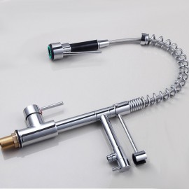 Deck Mounted Single Handle One Hole with Chrome Kitchen Tap