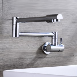 Wall Mounted Single Handle One Hole with Chrome Kitchen Tap