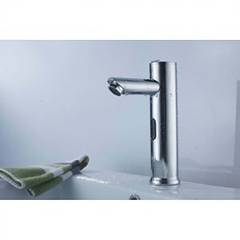 Aaaa Battery Power Automatic Sensor Bathroom Touchless Faucet Hot Cold Mixer Sink Faucet Tap