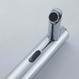 Aaaa Battery Power Automatic Sensor Bathroom Touchless Faucet Hot Cold Mixer Sink Faucet Tap