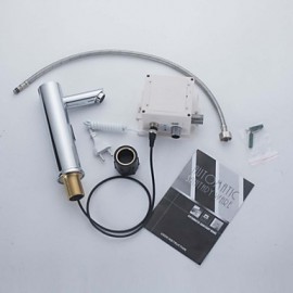 Aaaa Battery Power Automatic Sensor Bathroom Touchless Faucet Hot Cold Mixer Sink Faucet Tap