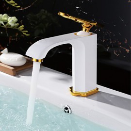 Antique Brass All Variety Of Color One Hole Single Handle Bathroom Sink Faucet