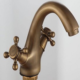 Antique Brass Faucet Hot And Cold Bathroom Faucet Antique Single Hole Antique Faucet