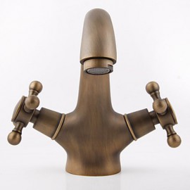 Antique Brass Faucet Hot And Cold Bathroom Faucet Antique Single Hole Antique Faucet